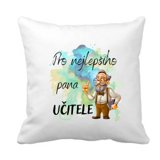 Dárkový polštářek Učitel